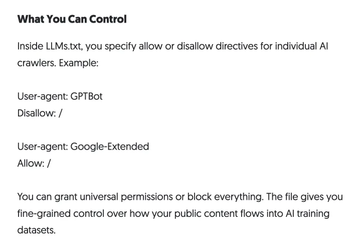 Inaccurate description of llms.txt